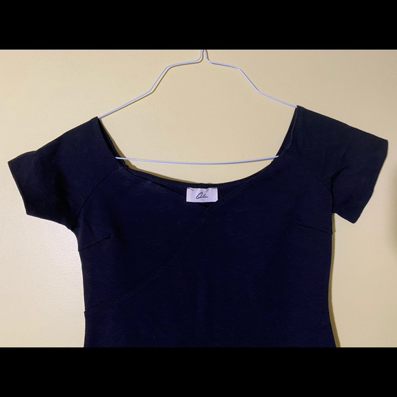 New large black off the shoulder bodycon dress - Picture 2 of 4